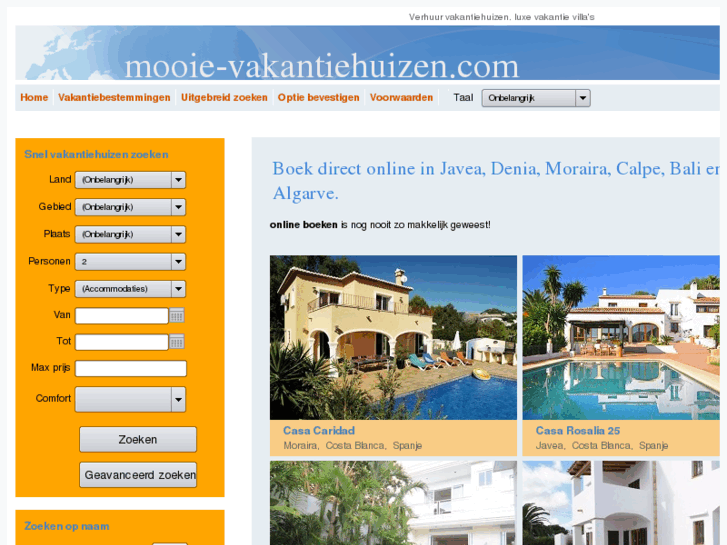 www.mooie-vakantiehuizen.com