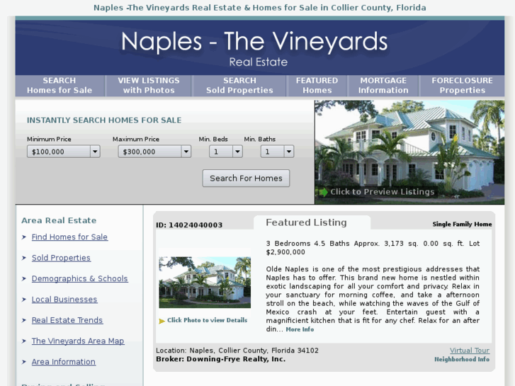 www.naples-thevineyards-realestate.com