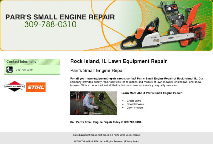 www.parrssmallenginerepair.com