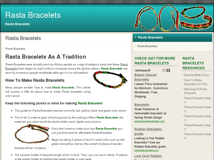 www.rastabracelets.com