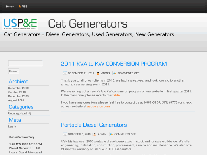 www.catgenerators.net