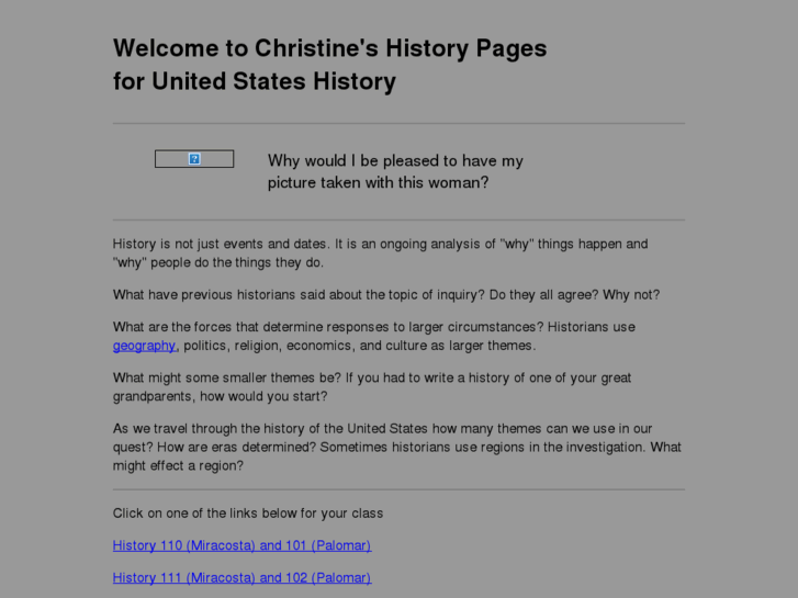 www.christineshistory.com