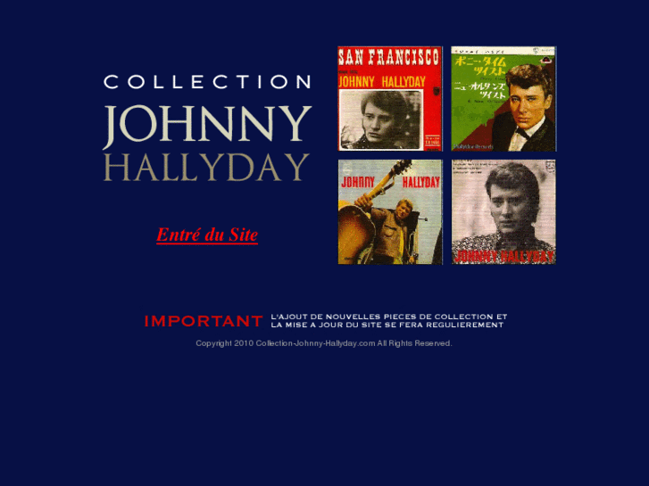 www.collection-johnny-hallyday.com