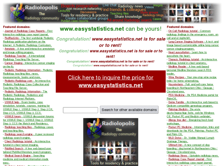 www.easystatistics.net