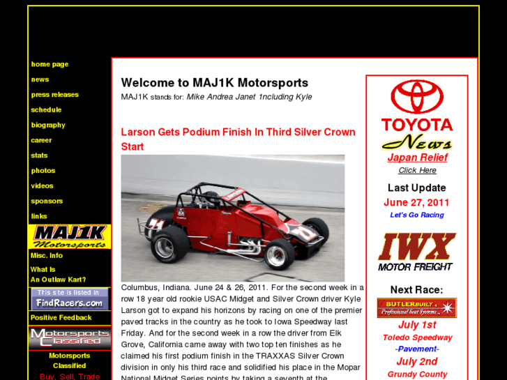 www.kylelarsonracing.com