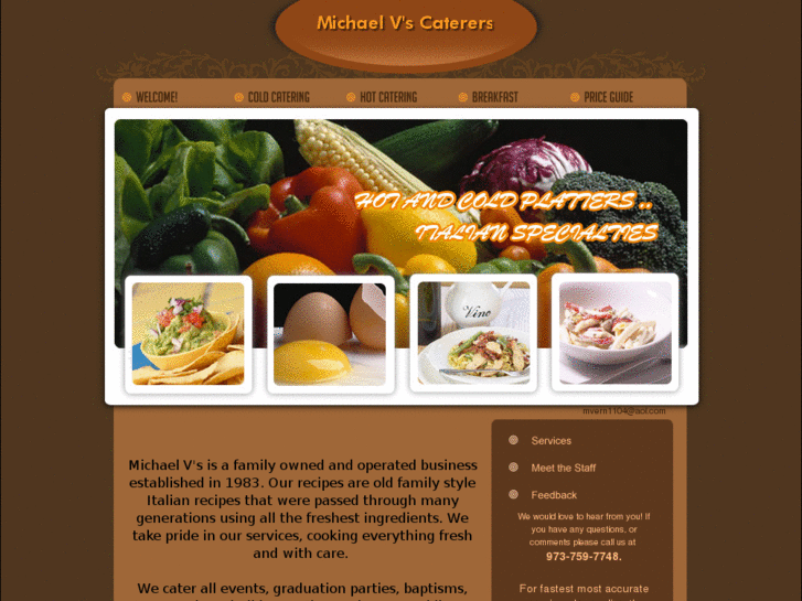 www.michaelvcaterers.com