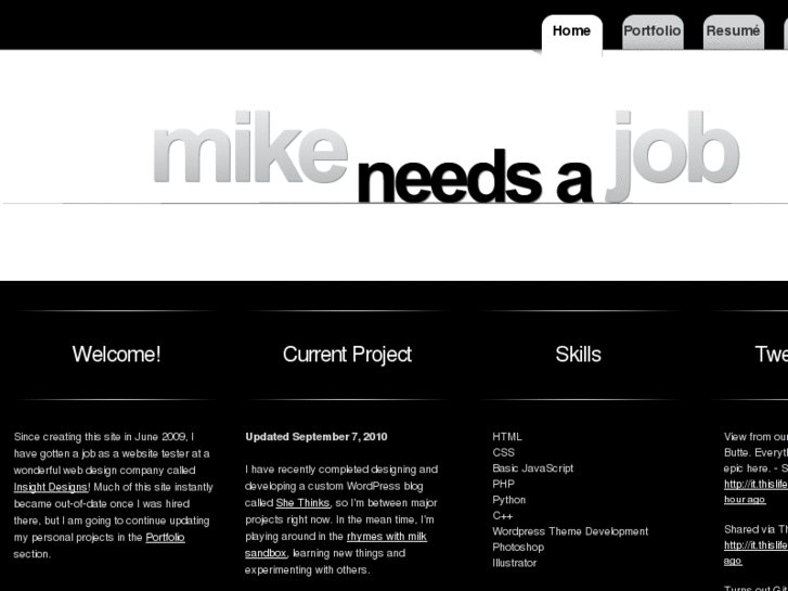 www.mikeneedsajob.com