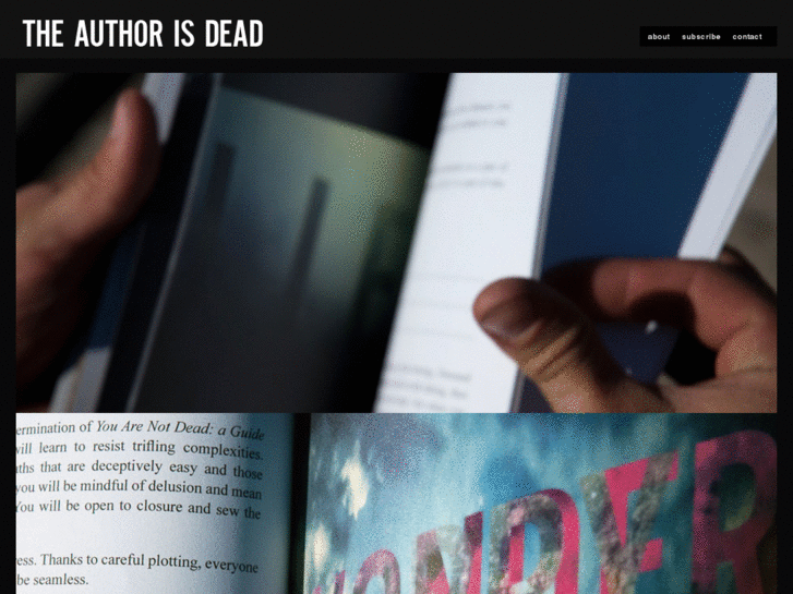 www.theauthorisdead.com