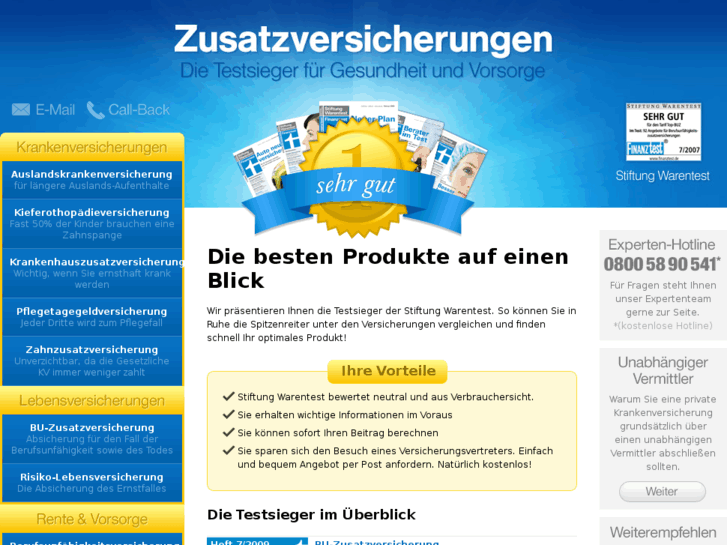 www.zusatzversicherung-testsieger.info