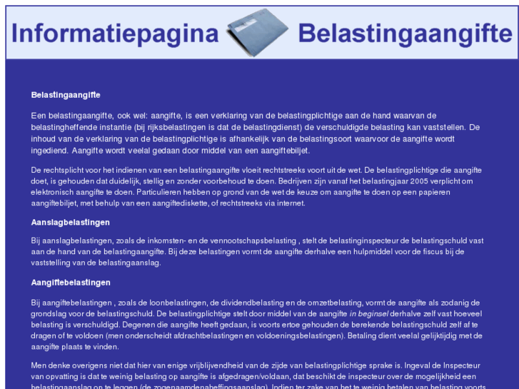 www.belastingaangifte-belasting-aangifte.nl