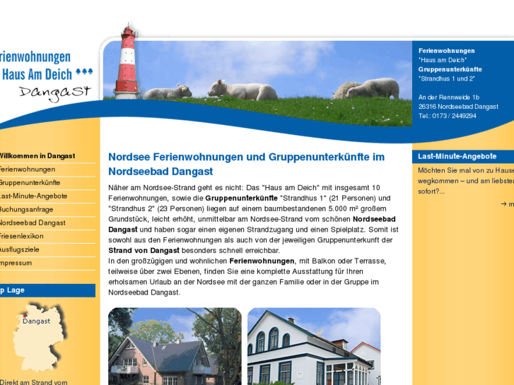 www.ferienwohnungen-dangast.com