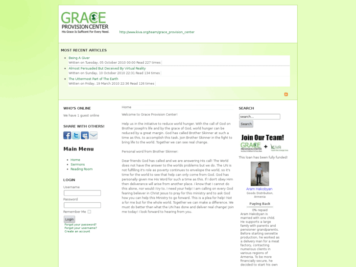 www.graceprovisioncenter.com