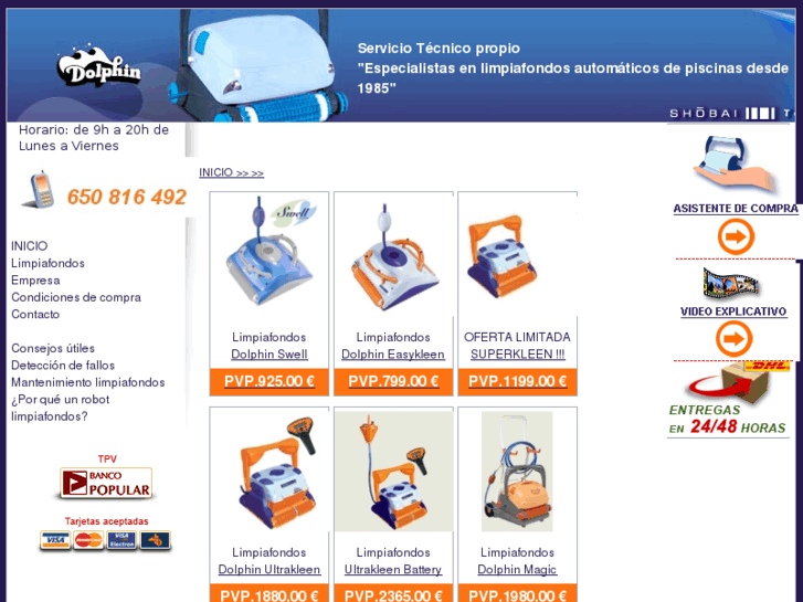 www.limpiafondosdolphin.com