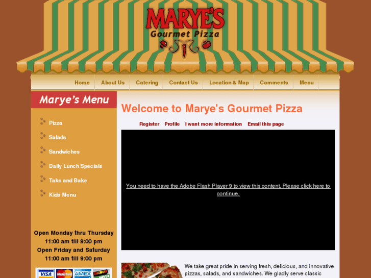 www.maryesgourmetpizza.com