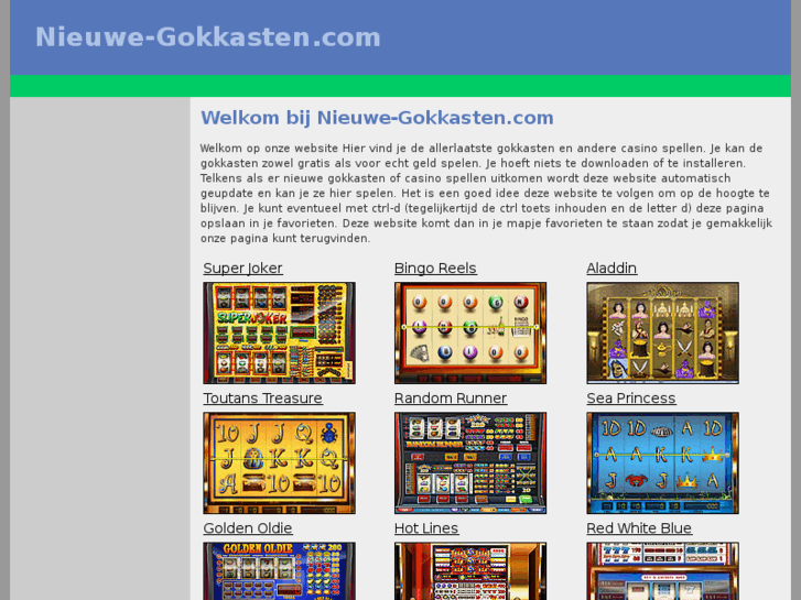 www.nieuwe-gokkasten.com