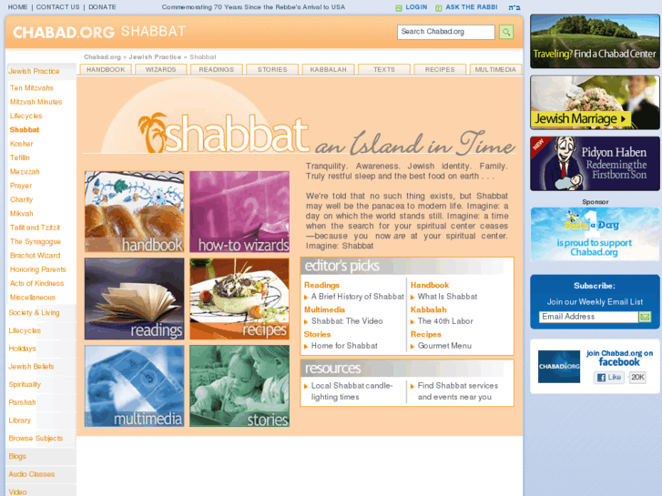 www.shabbat.org