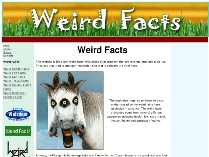 www.weird-facts.org