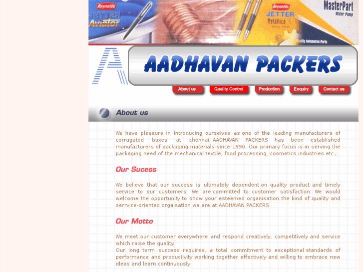 www.aadhavanpackaging.com