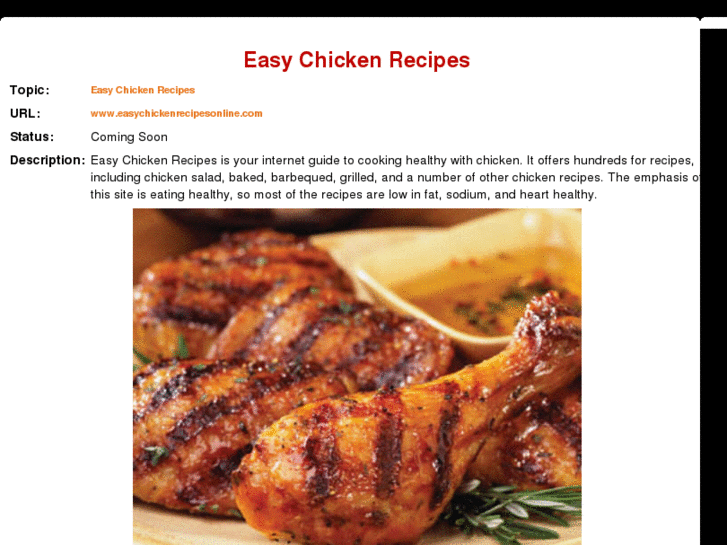 www.easychickenrecipesonline.com