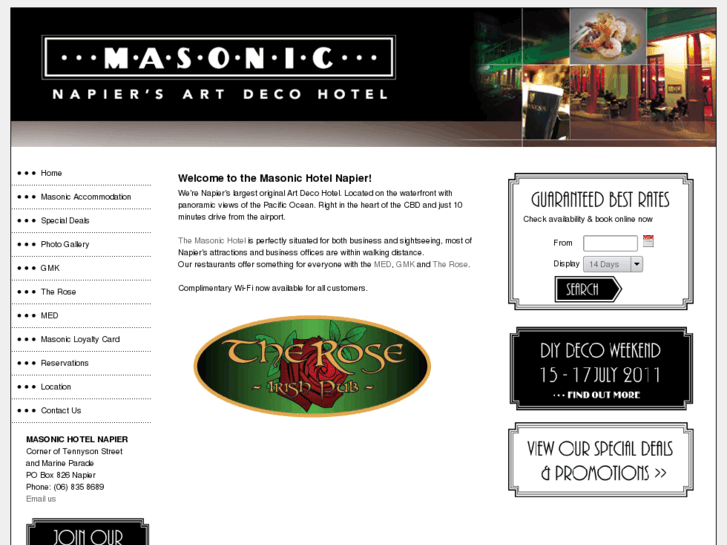 www.masonichotelnapier.com