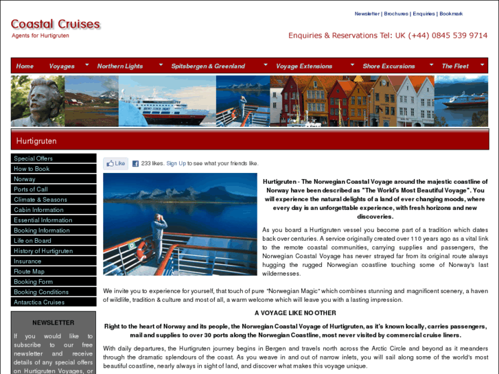 www.norwegiancoastalcruises.com