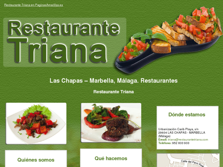 www.restaurantetriana.com