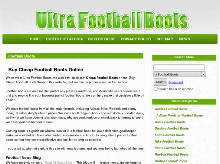 www.ultrafootballboots.co.uk