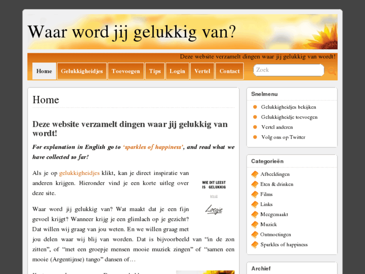 www.waarwordjijgelukkigvan.nl