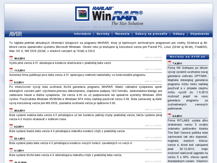 www.winrar.sk