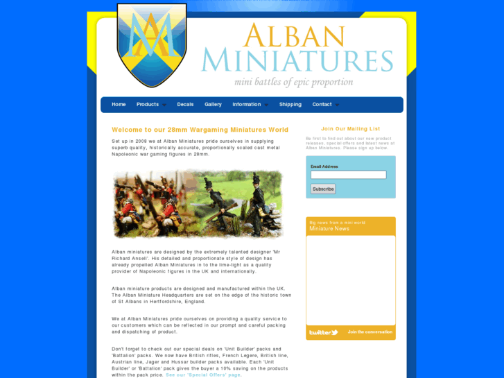 www.albanminiatures.com