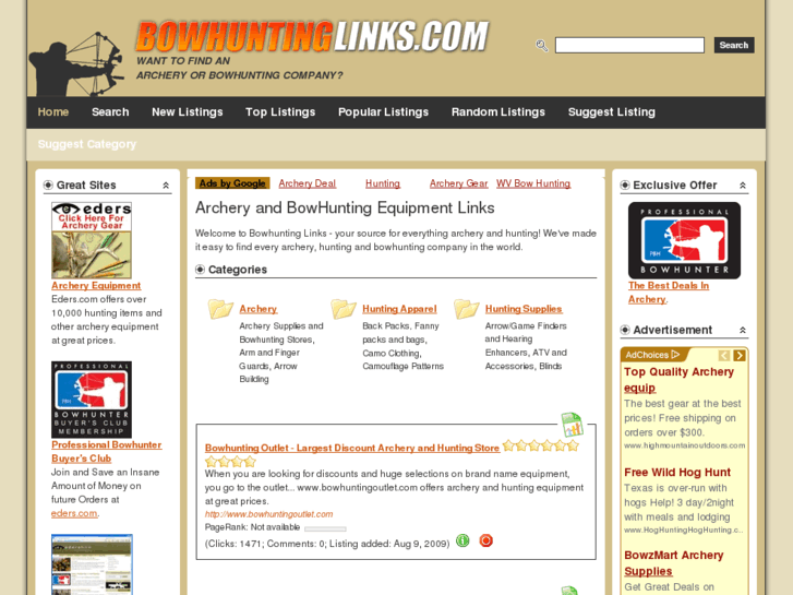 www.bowhuntinglinks.com