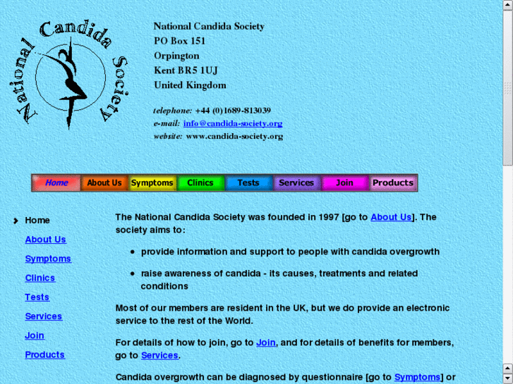 www.candida-society.org.uk