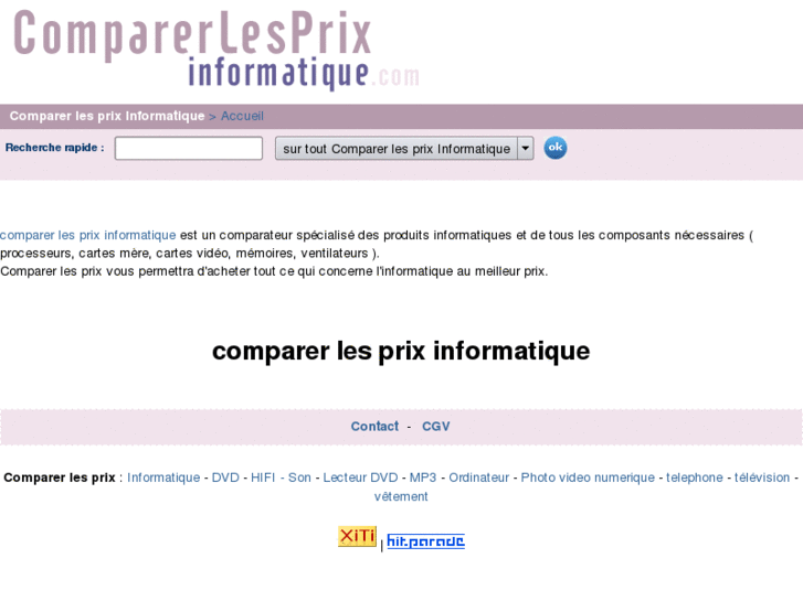 www.comparerlesprix-informatique.com