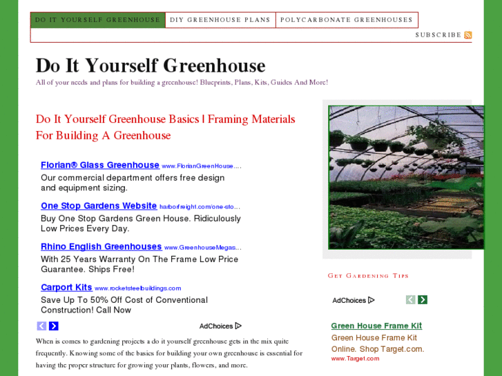 www.doityourselfgreenhouse.com