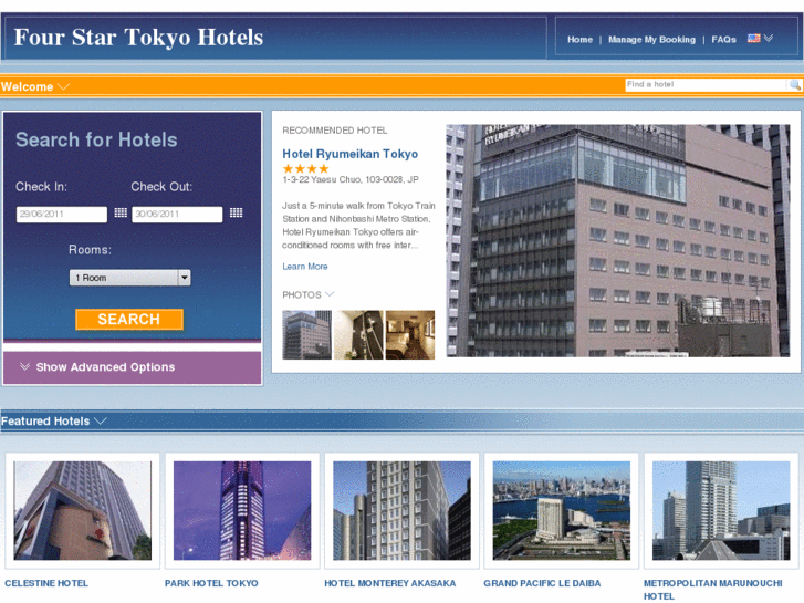 www.fourstartokyohotels.com