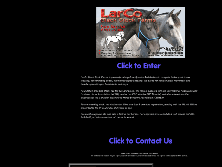 www.larcoandalusians.com