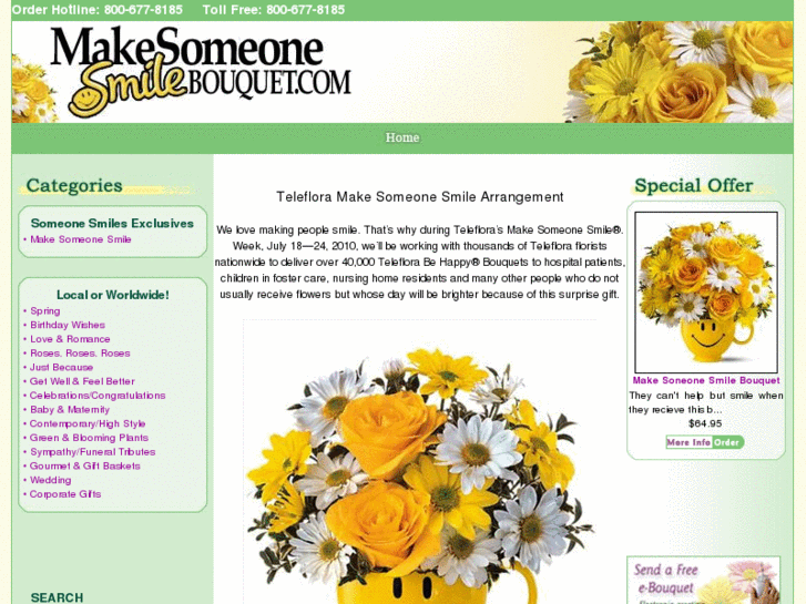 www.makesomeonesmilebouquet.com