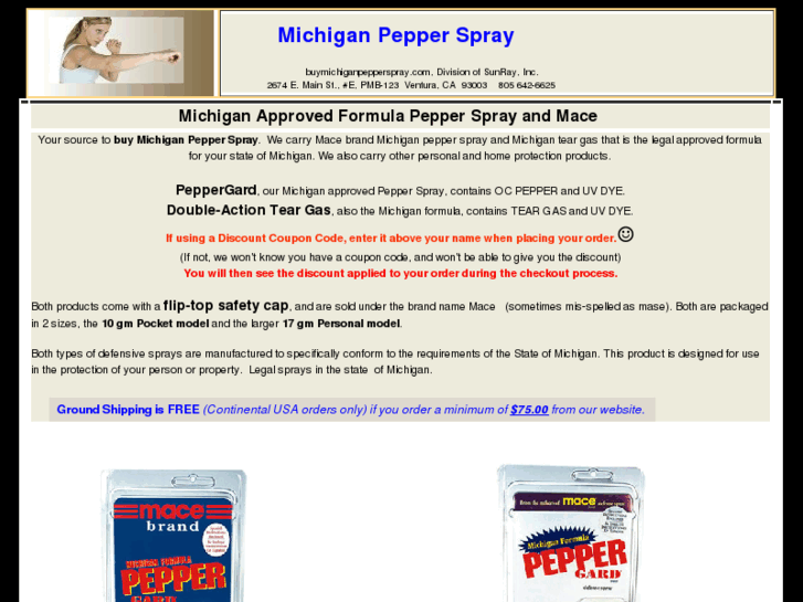 www.buymichiganpepperspray.com