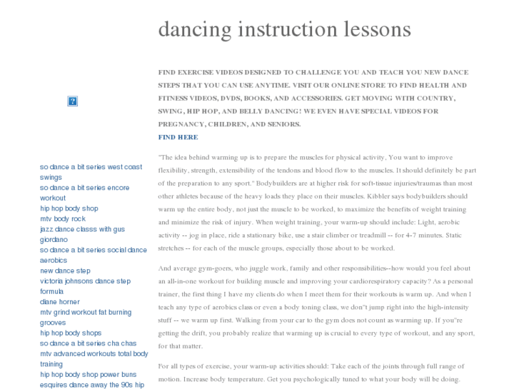 www.dancing-instruction-lessons.com