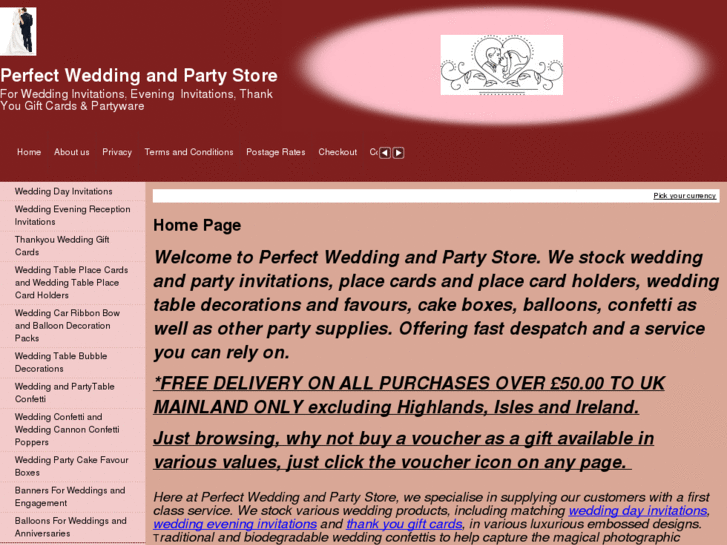 www.perfectweddingandpartystore.com