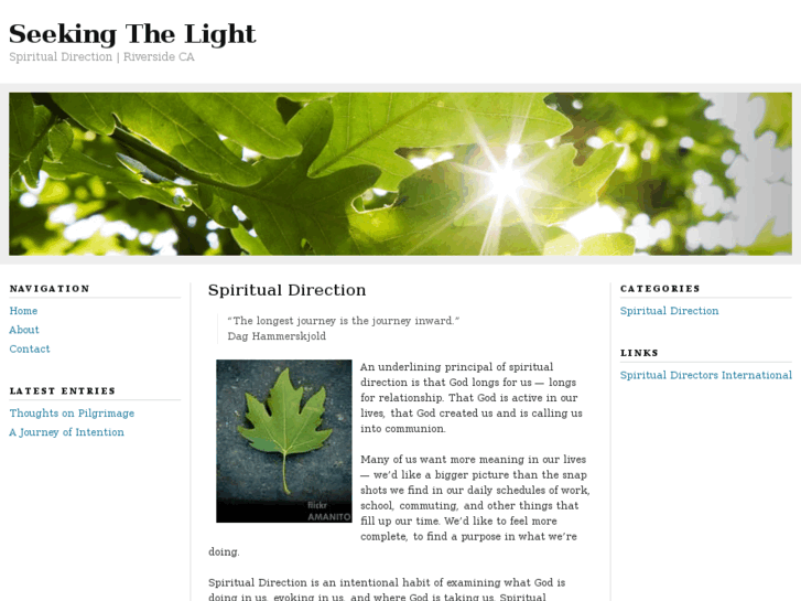 www.seekingthelight.org