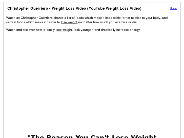 www.youtube-weightloss.com