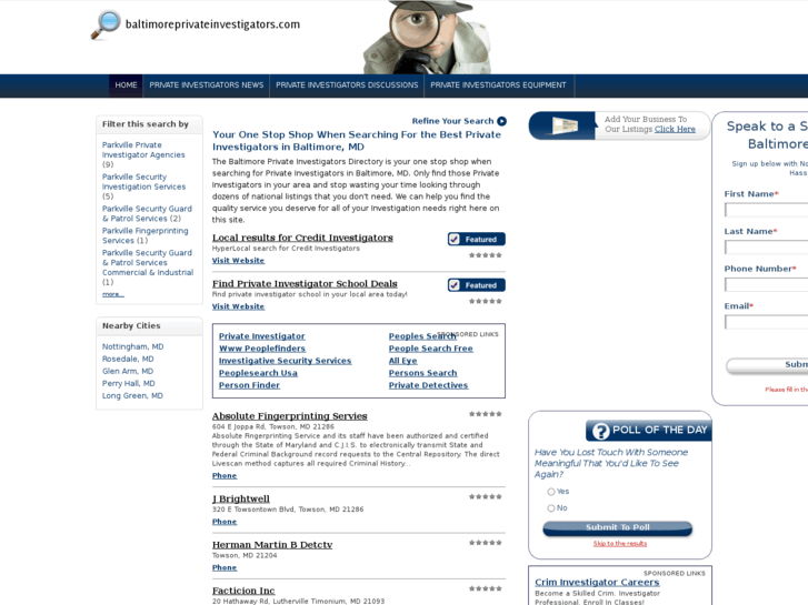 www.baltimoreprivateinvestigators.com