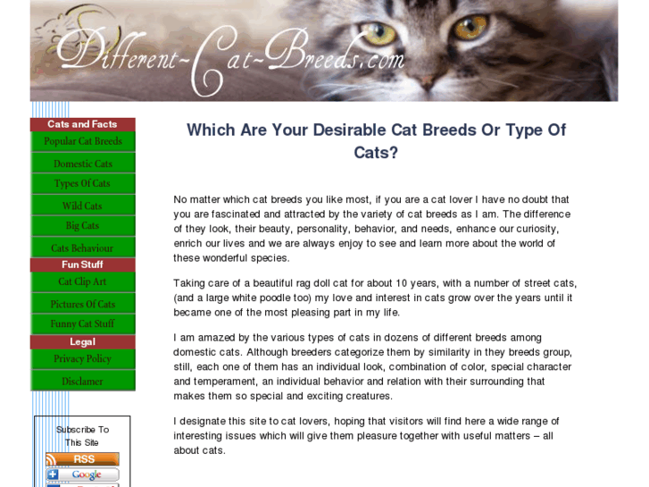 www.different-cat-breeds.com