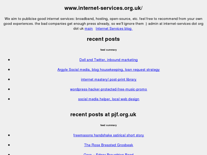 www.internet-services.org.uk