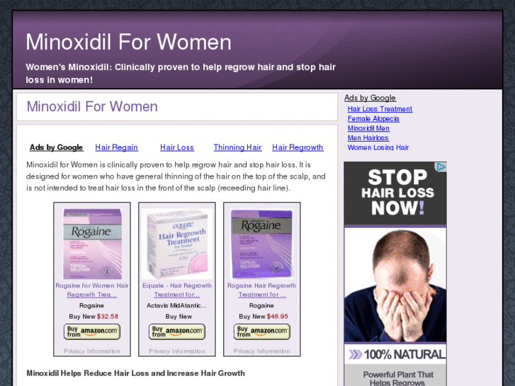 www.minoxidilforwomen.net