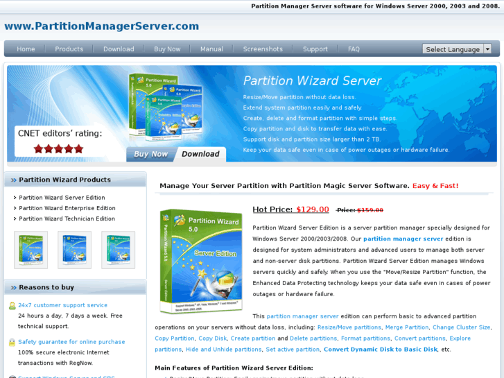 www.partitionmanagerserver.com