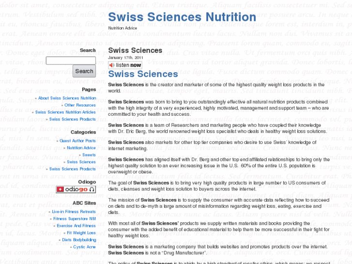 www.swisssciences.net