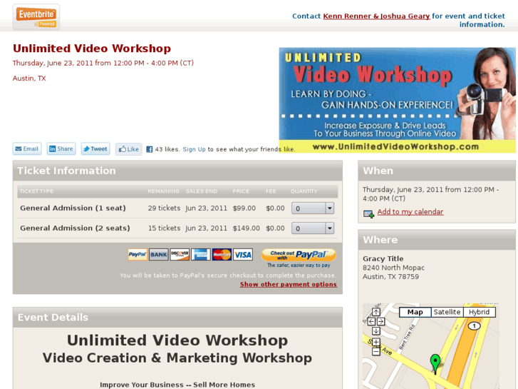 www.unlimitedvideoworkshop.com