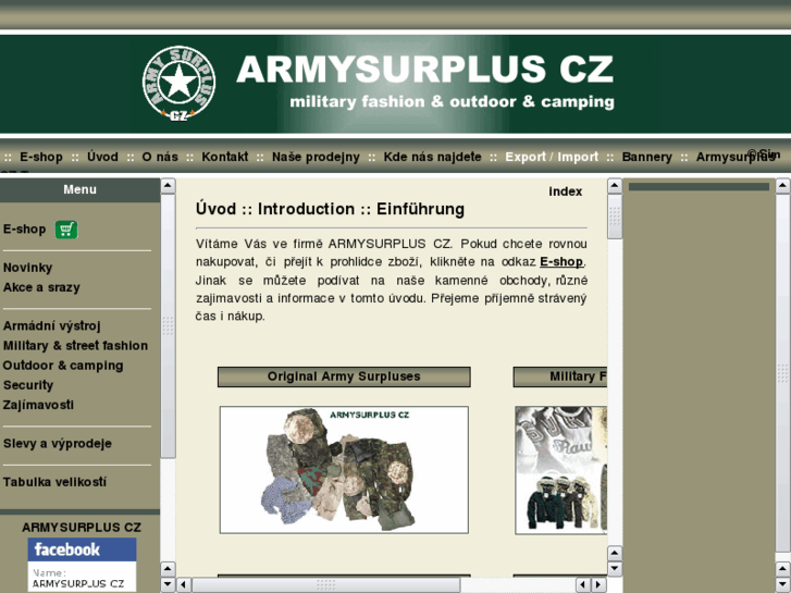 www.armysurplus.cz